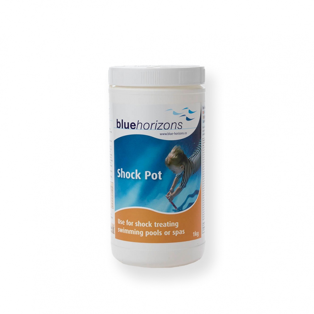 Blue Horizons Chlorine Shock Pot 1kg Highly Concentrated Chlorine
